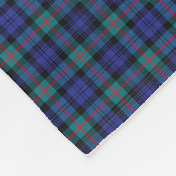 Murray Modern tartan fleece blanket