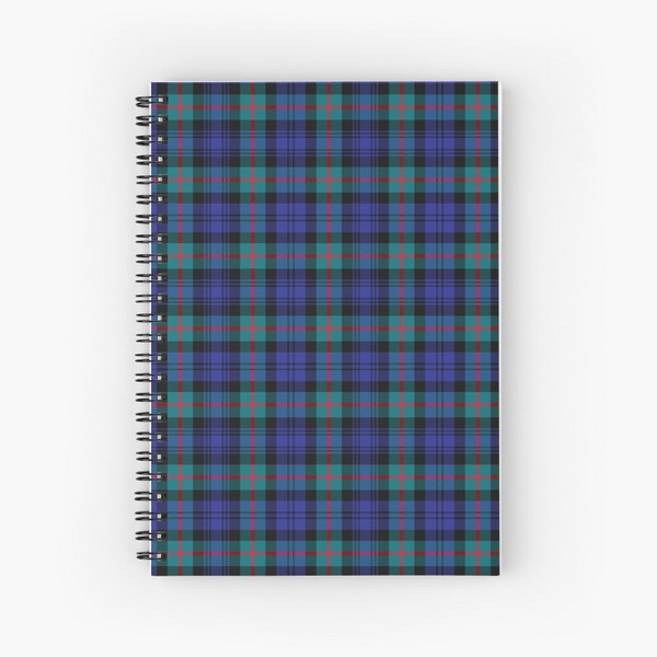 Murray Modern tartan spiral notebook