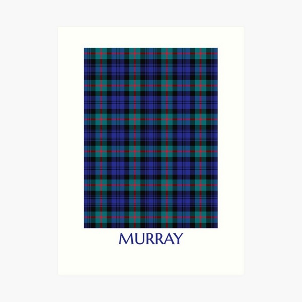 Murray Modern tartan art print