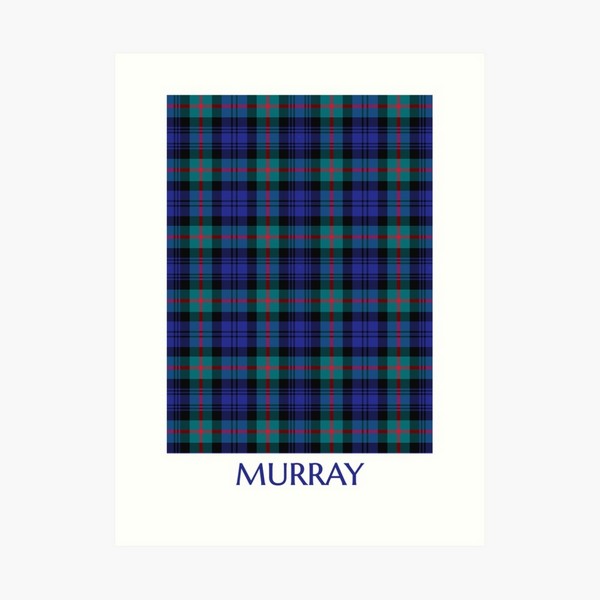 Murray Modern tartan art print
