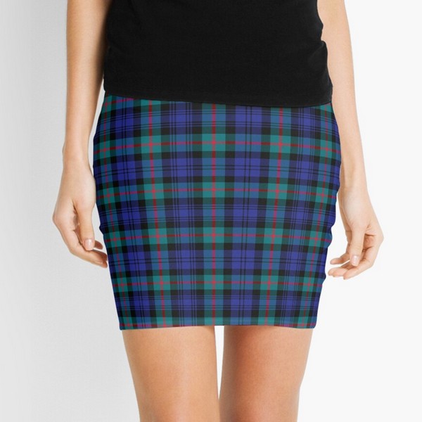 Murray Modern tartan mini skirt
