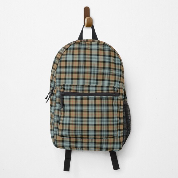 Murray Weathered tartan backpack