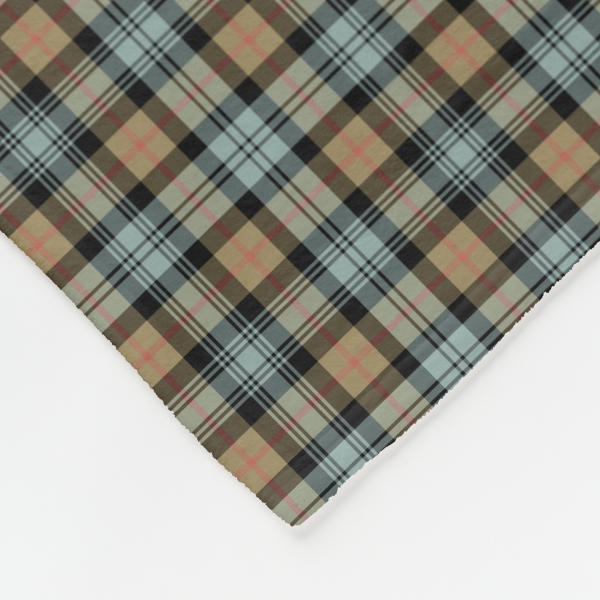 Murray Weathered tartan fleece blanket