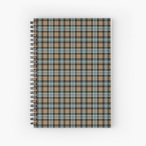 Murray Weathered tartan spiral notebook