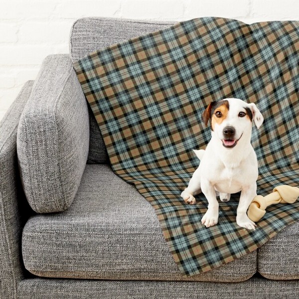 Murray Weathered tartan pet blanket