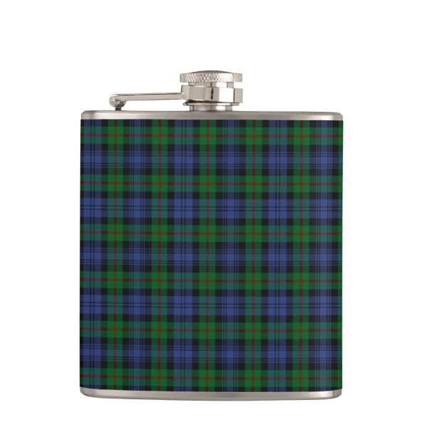 Murray tartan hip flask