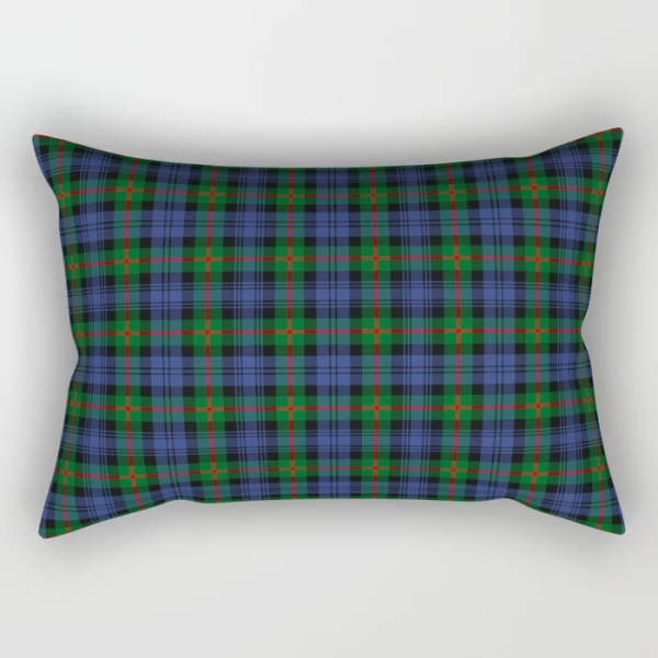 Murray tartan rectangular throw pillow