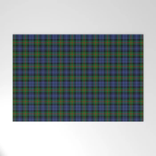 Murray tartan welcome mat