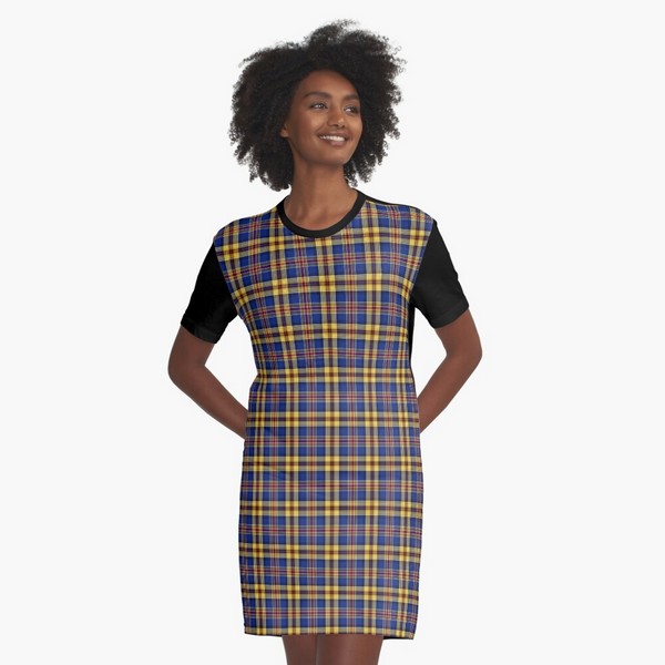 Murtagh tartan tee shirt dress