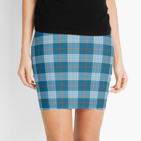 Musselburgh District tartan mini skirt