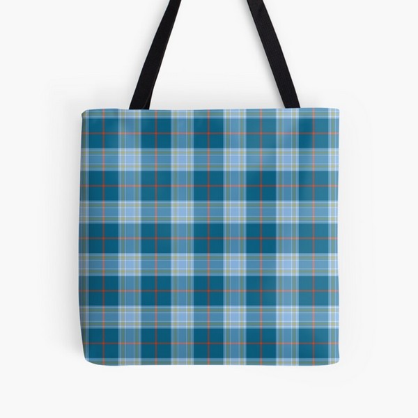 Musselburgh District tartan tote bag