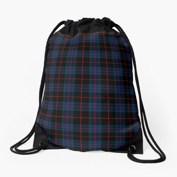 Nairn tartan drawstring bag