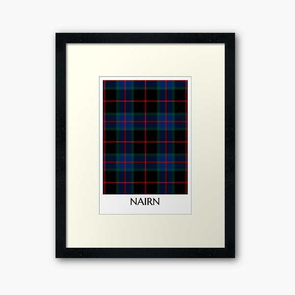 Nairn tartan framed print