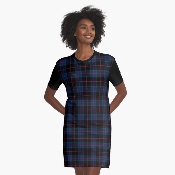 Nairn tartan tee shirt dress