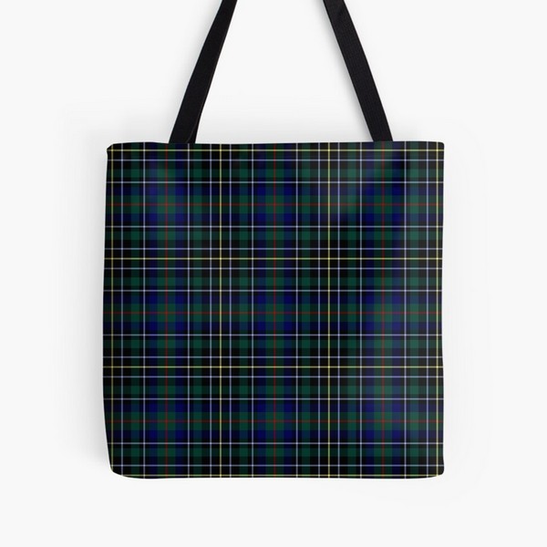 Nairn District tartan tote bag