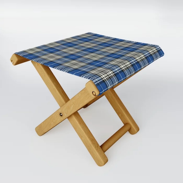 Napier tartan folding stool
