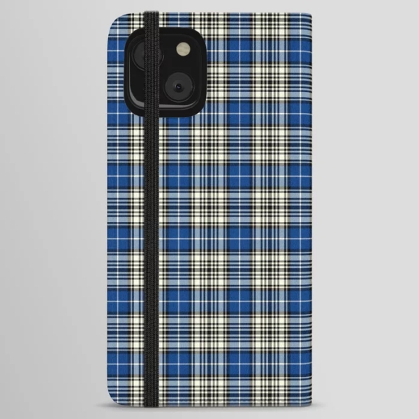 Napier tartan iPhone wallet case
