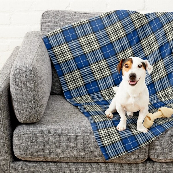 Napier tartan pet blanket