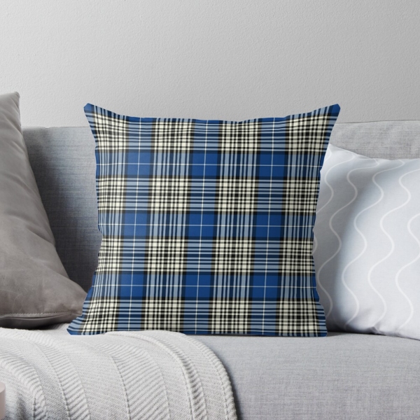 Napier tartan throw pillow