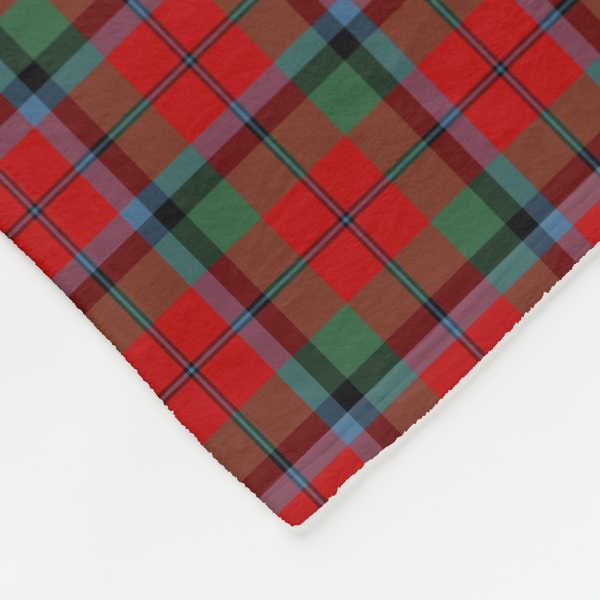 Naughton tartan fleece blanket