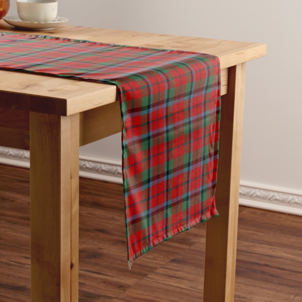 Naughton tartan table runner