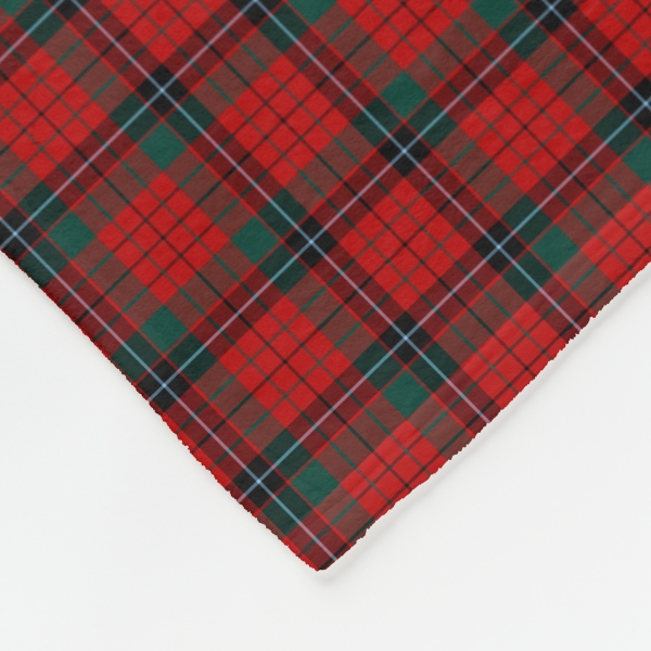 Nicolson tartan fleece blanket