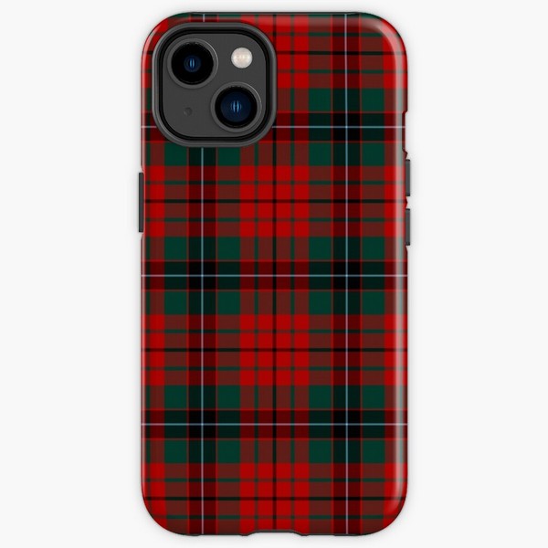 Clan Nicolson Tartan iPhone Case