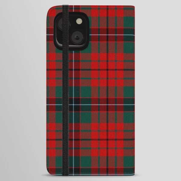 Nicolson tartan iPhone wallet case