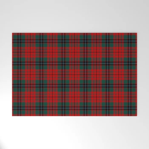 Clan Nicolson Tartan Welcome Mat