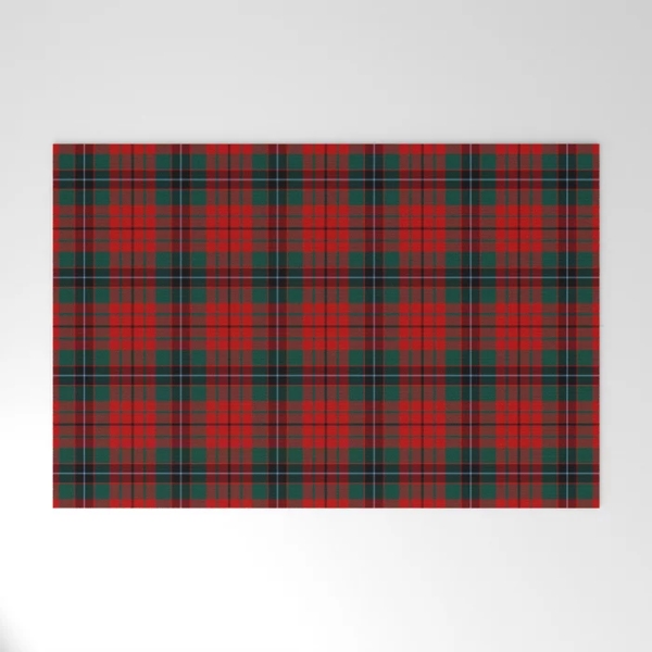 Nicolson tartan welcome mat