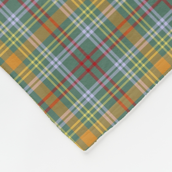 O'Brien tartan fleece blanket