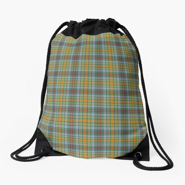 O'Brien tartan drawstring bag