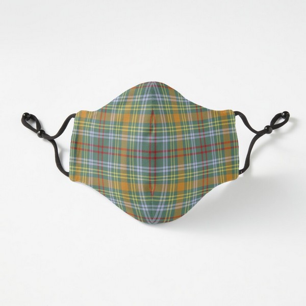 O'Brien tartan fitted face mask