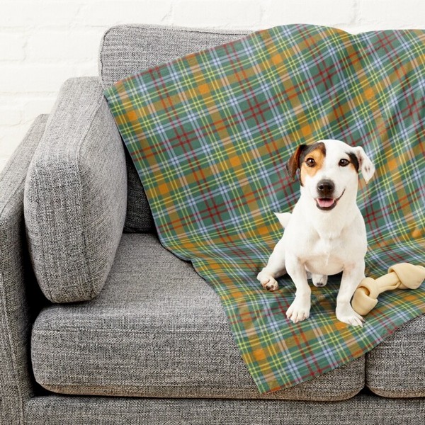 O'Brien tartan pet blanket