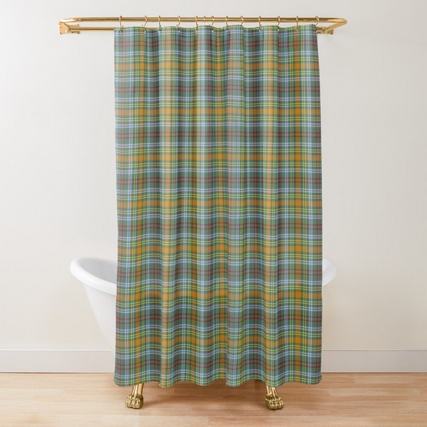 O'Brien tartan shower curtain