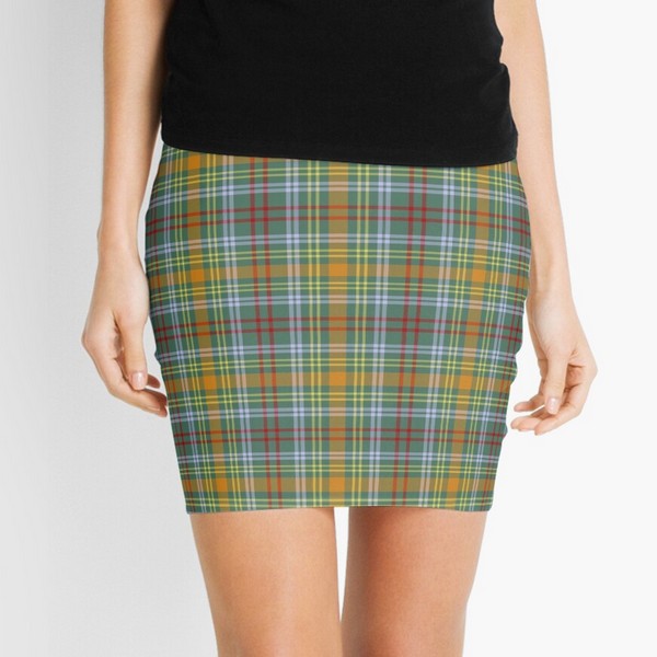 O'Brien tartan mini skirt