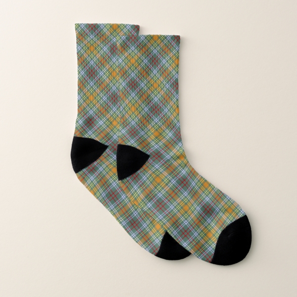 O'Brien tartan socks