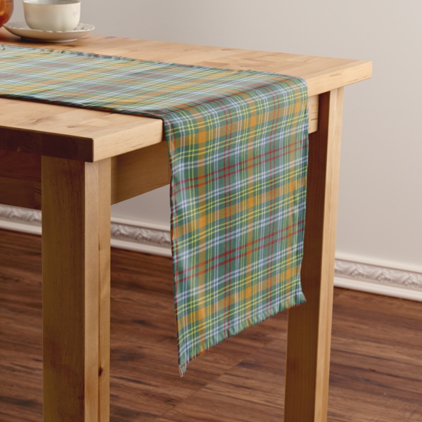 O'Brien tartan table runner