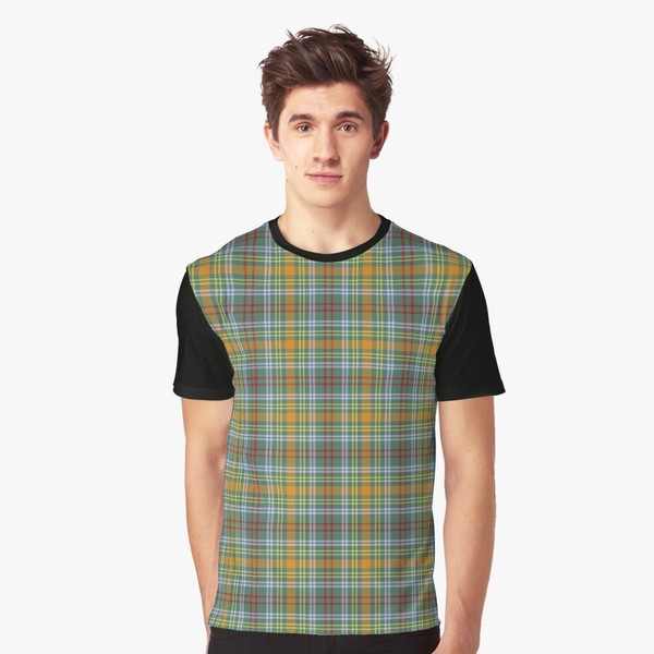 O'Brien tartan tee shirt