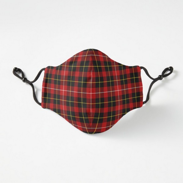 O'Connell tartan fitted face mask