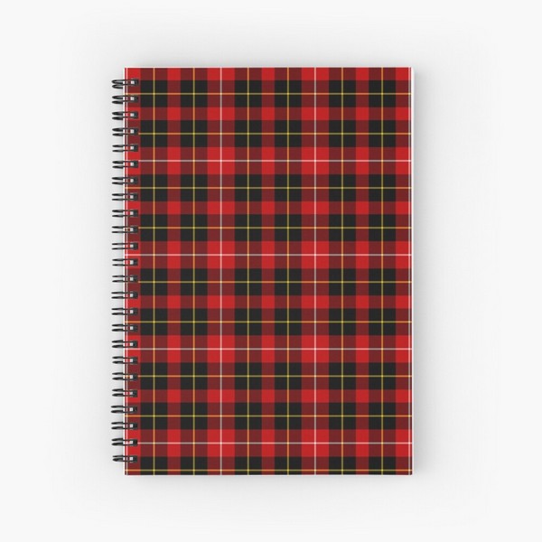 O'Connell tartan spiral notebook