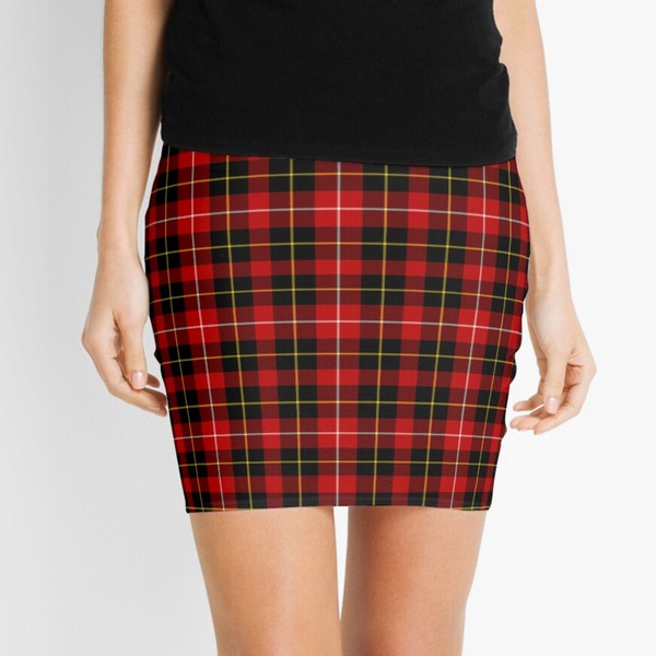 O'Connell tartan mini skirt