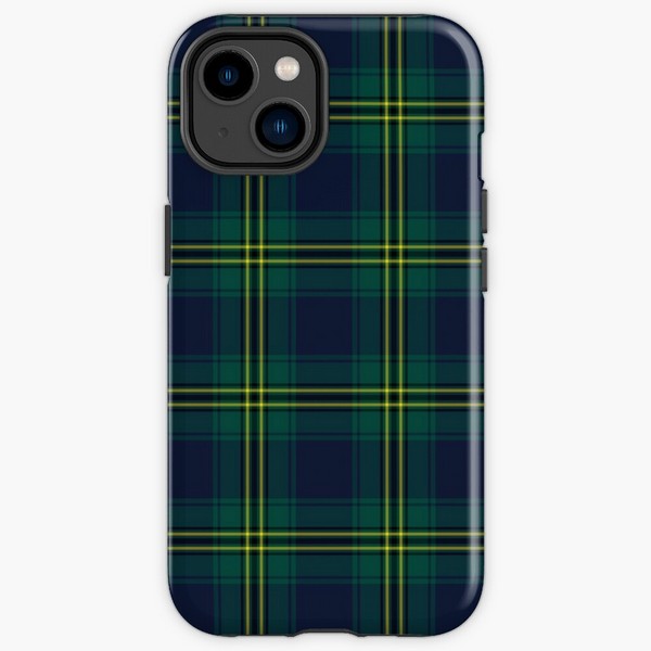 Oliver Hunting tartan iPhone case