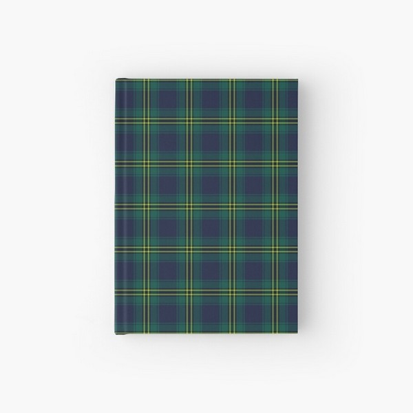 Oliver Hunting tartan hardcover journal