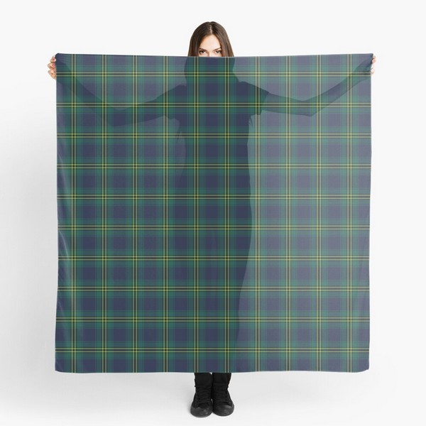 Oliver Hunting tartan scarf