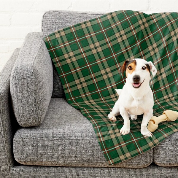 O'Neill tartan pet blanket