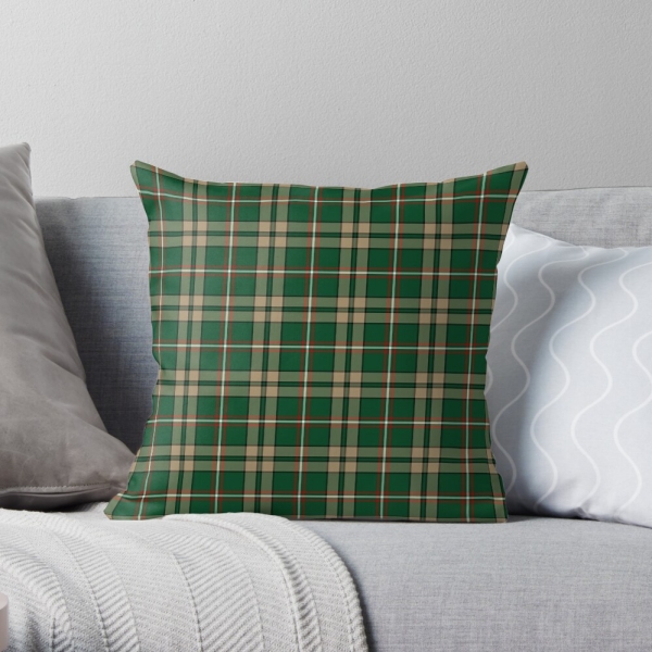 O'Neill tartan throw pillow