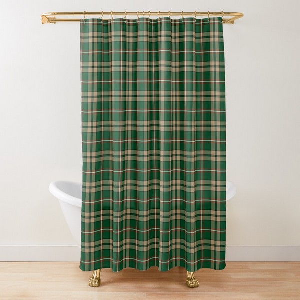 O'Neill tartan shower curtain