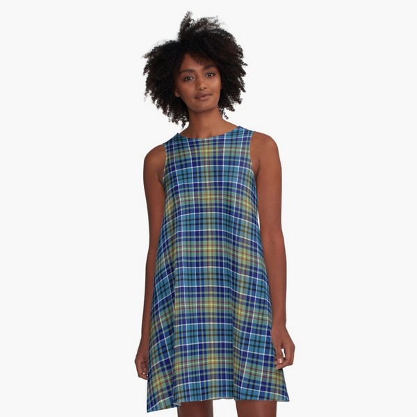 O'Sullivan tartan a-line dress