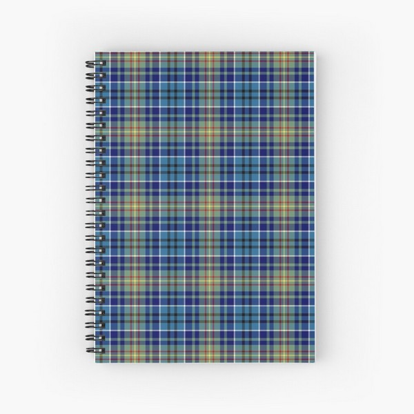 O'Sullivan tartan spiral notebook